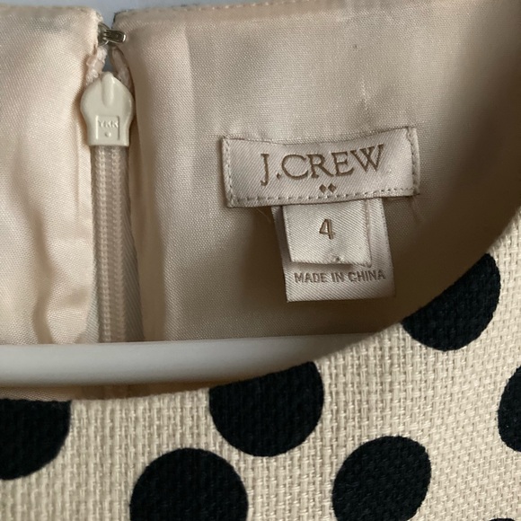 J. CREW Polka Dot Shift Dress - Women’s 4 - Picture 3 of 7